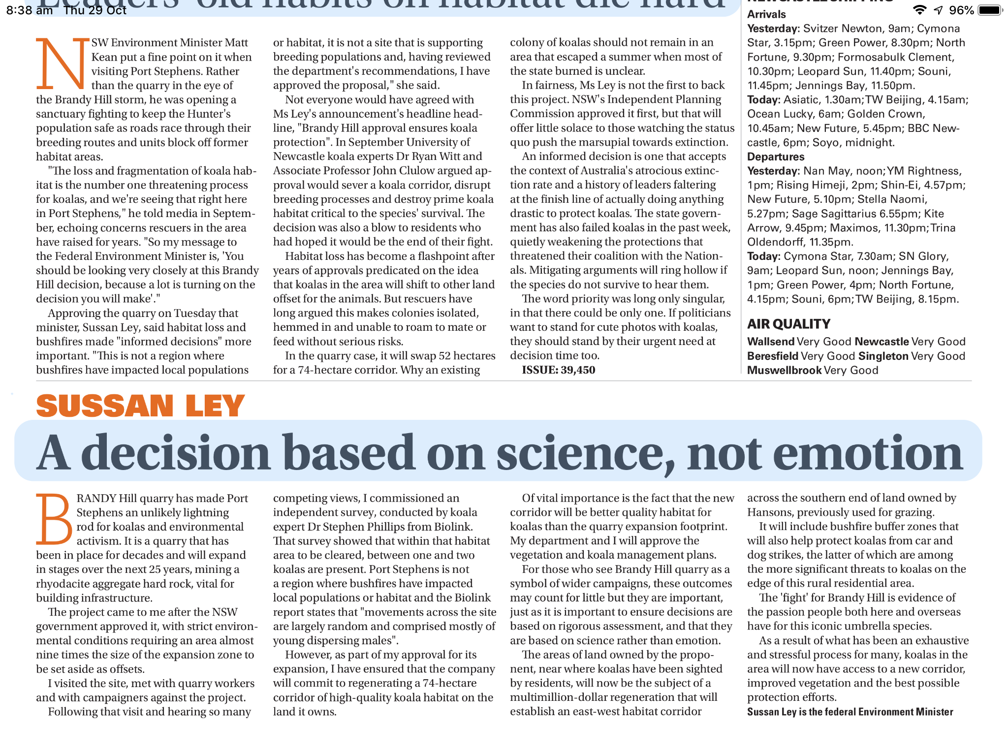 Brandy Hill Quarry Approved! Brandy Hill & Seaham Action Group